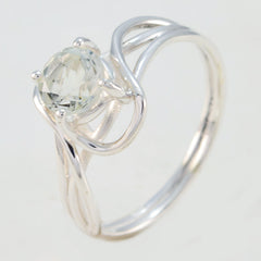 Riyo Tempting Gems Green Amethyst 925 Silver Ring Highest Jewelry
