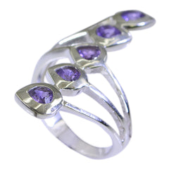 Riyo Very Nice Gems Amethyst Sterling Silver Rings Dance Jewelry