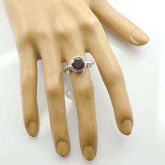 Riyo Very Nice Gemstones Garnet Sterling Silver Ring Boy Jewelry