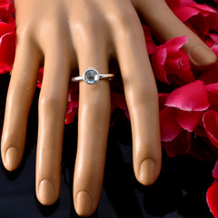 Riyo Wonderful. Gemstone Blue Topaz 925 Silver Rings Jewelry Storage
