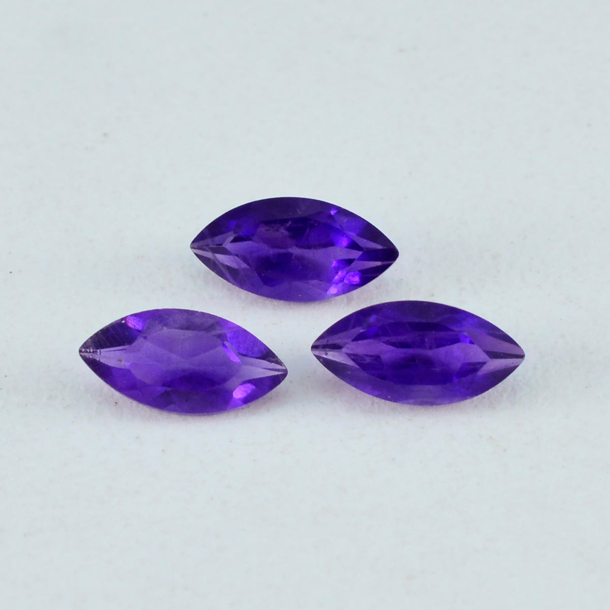 Riyogems 1PC Real Purple Amethyst Faceted 9x18 mm Marquise Shape cute Quality Gemstone