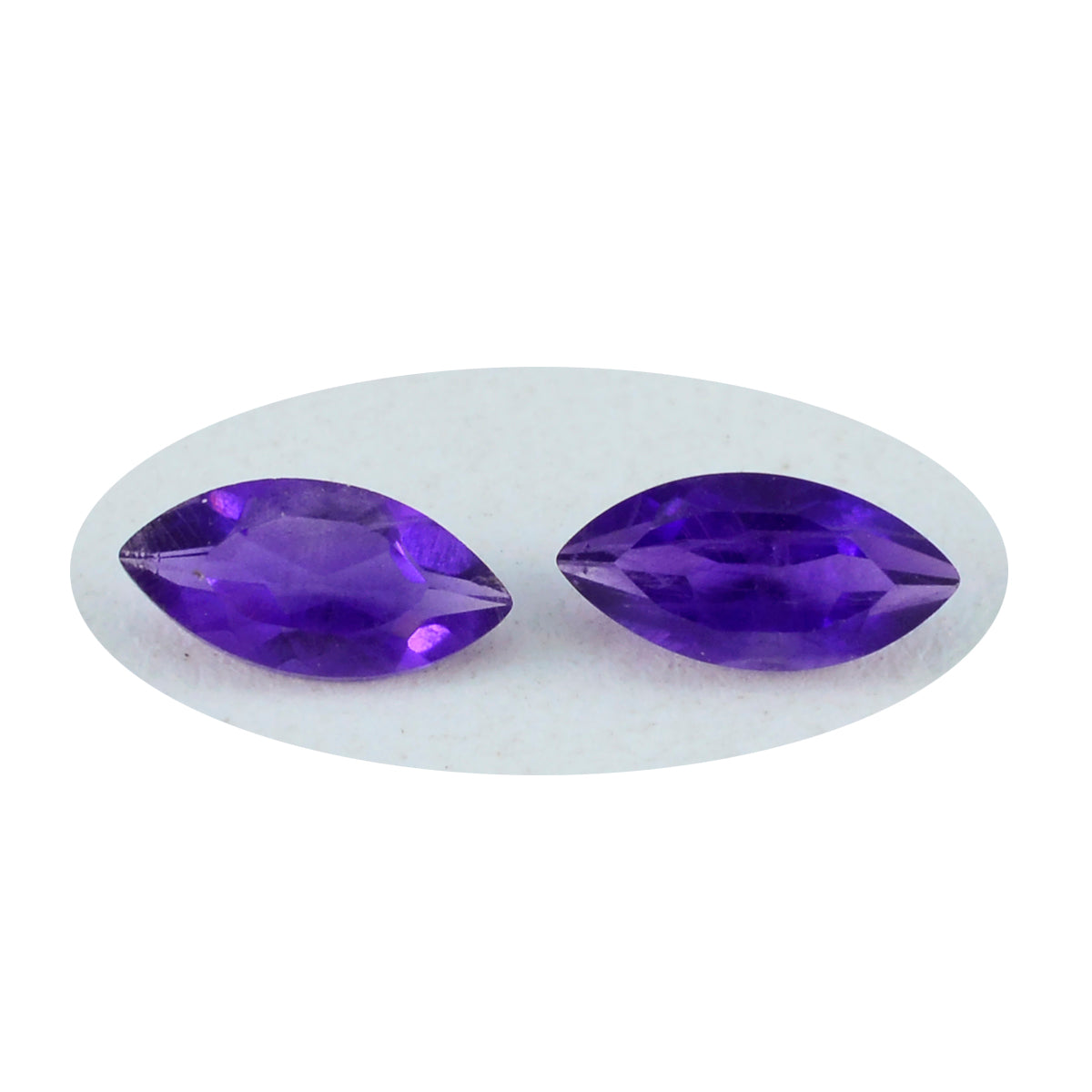 Riyogems 1PC Real Purple Amethyst Faceted 9x18 mm Marquise Shape cute Quality Gemstone
