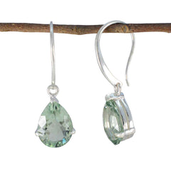 riyo attraente orecchino in argento sterling 925 per la moglie orecchino di ametista verde con castone orecchino verde orecchino pendente