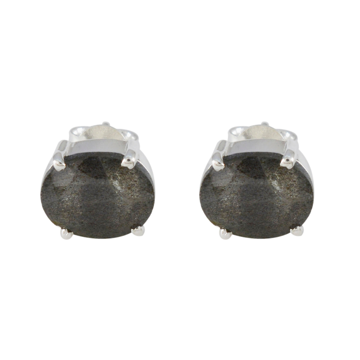 Riyo Beaut 925 Sterling Silber Ohrring für Damsel Labradorit Ohrring Lünette Fassung Multi Ohrring Ohrstecker
