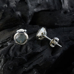 Riyo Delightful 925 Sterling Silver Earring For Sister Labradorite Earring Bezel Setting Multi Earring Stud Earring
