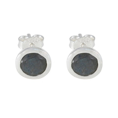 Riyo Delightful 925 Sterling Silver Earring For Sister Labradorite Earring Bezel Setting Multi Earring Stud Earring
