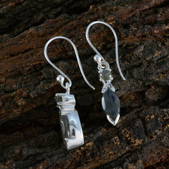 Riyo Sightly Sterling Silver Earring For Female Labradorite Earring Bezel Setting Multi Earring Dangle Earring