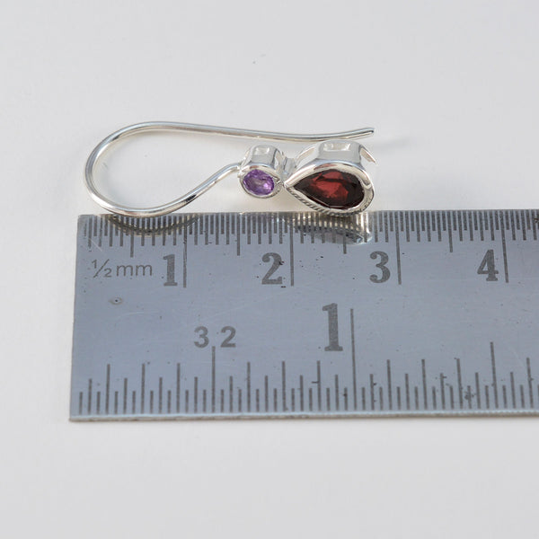 Riyo Divine 925 Sterling Silver Earring For Female Multi Earring Bezel Setting Multi Earring Dangle Earring