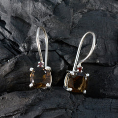 Riyo Knockout 925 Sterling Silver Earring For Wife Multi Earring Bezel Setting Multi Earring Dangle Earring