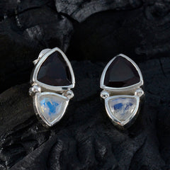 Riyo Verleidelijke 925 sterling zilveren oorbel voor dames Multi-oorbel Bezel Setting Multi-oorbel Stud Earring
