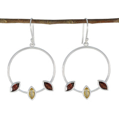 Riyo goddelijke 925 sterling zilveren oorbel voor dames Multi-oorbel Bezel-instelling Multi-oorbel Dangle Earring