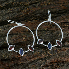 Riyo Drop-Dead Prachtige 925 Sterling Zilveren Oorbel Voor Dame Multi Earring Bezel Setting Multi Earring Dangle Earring