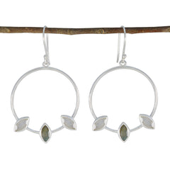 Riyo Beddable 925 Sterling Silber Ohrring für Frau, mehrere Ohrringe, Lünettenfassung, mehrere Ohrringe, baumelnde Ohrringe