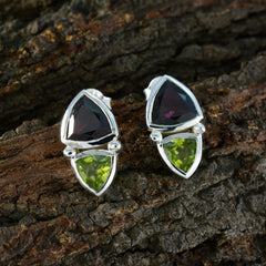 Riyo Ästhetische 925 Sterling Silber Ohrring Für Femme Multi Ohrring Lünette Einstellung Multi Ohrring Stud Ohrring