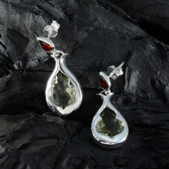 Riyo Beauteous Sterling Silver Earring For Female Multi Earring Bezel Setting Multi Earring Stud Earring