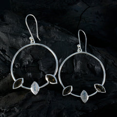 Riyo Artistic 925 Sterling Silver Earring For Sister Multi Earring Bezel Setting Multi Earring Dangle Earring