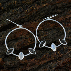 Riyo Artistieke 925 Sterling Zilveren Oorbel Voor Zus Multi Oorbel Bezel Setting Multi Oorbel Dangle Earring