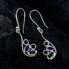 Riyo Appealing Sterling Silver Earring For Girl Multi Earring Bezel Setting Multi Earring Dangle Earring