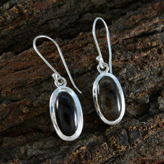 Riyo Delightful Sterling Silver Earring For Girl Smoky Quartz Earring Bezel Setting Brown Earring Dangle Earring