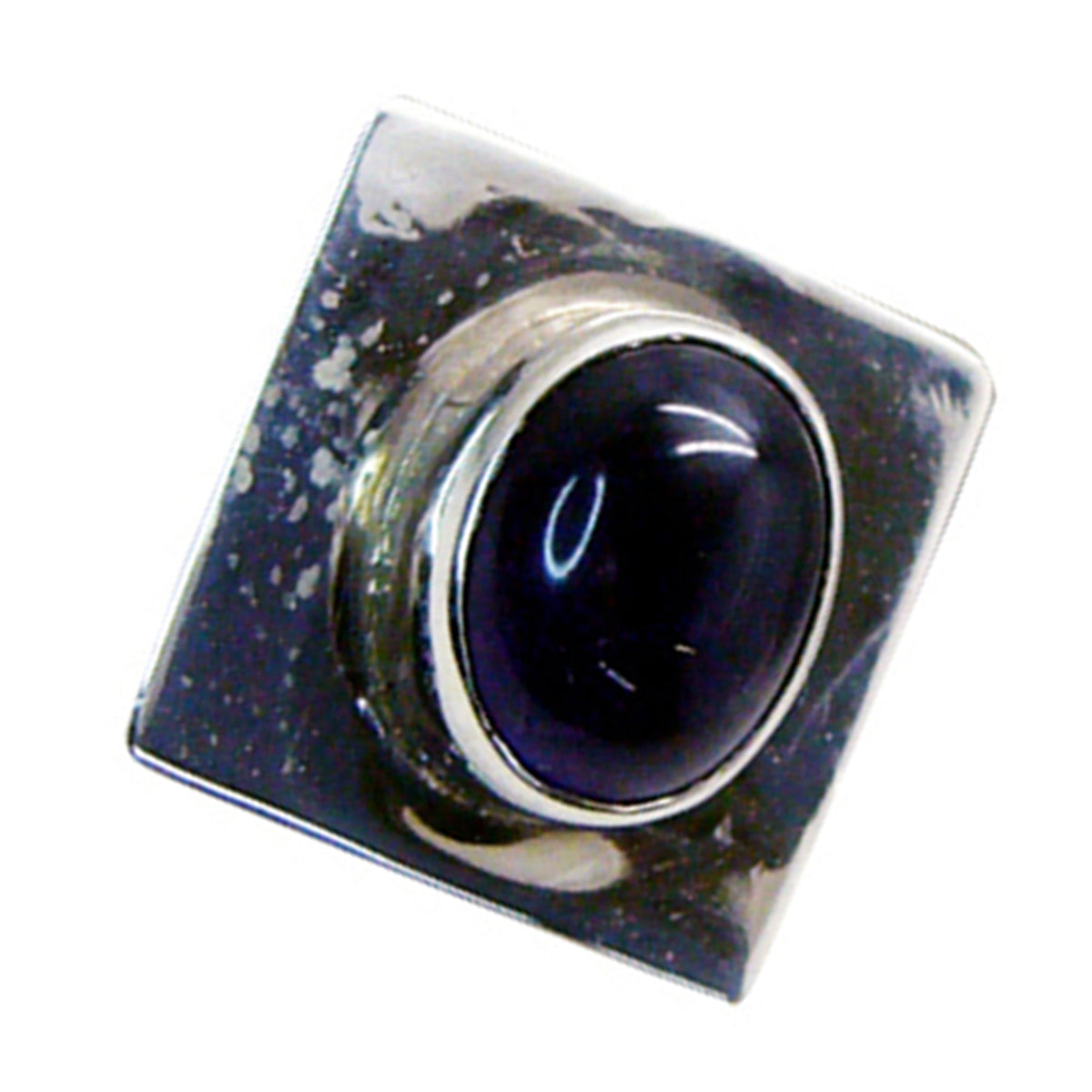 Riyo – beau cabochon ovale en pierre précieuse, pendentif en argent sterling, onyx noir, cadeau de noël