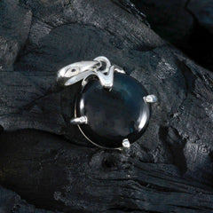 riyo attraente gemma rotonda cabochon nero onice nero ciondolo in argento sterling 987 regalo per la festa degli insegnanti