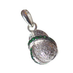 Круглый граненый многоцветный серебряный кулон с несколькими камнями riyo, подарок на день подарков