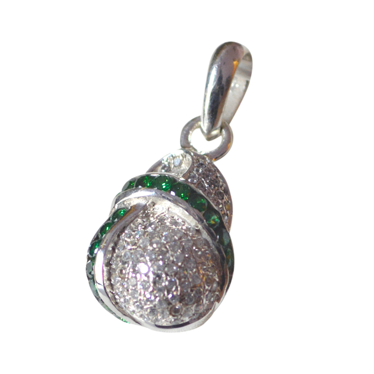 Круглый граненый многоцветный серебряный кулон с несколькими камнями riyo, подарок на день подарков