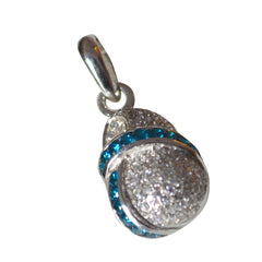 riyo великолепный круглый граненый драгоценный камень многоцветный кулон из стерлингового серебра с несколькими камнями подарок на рождество