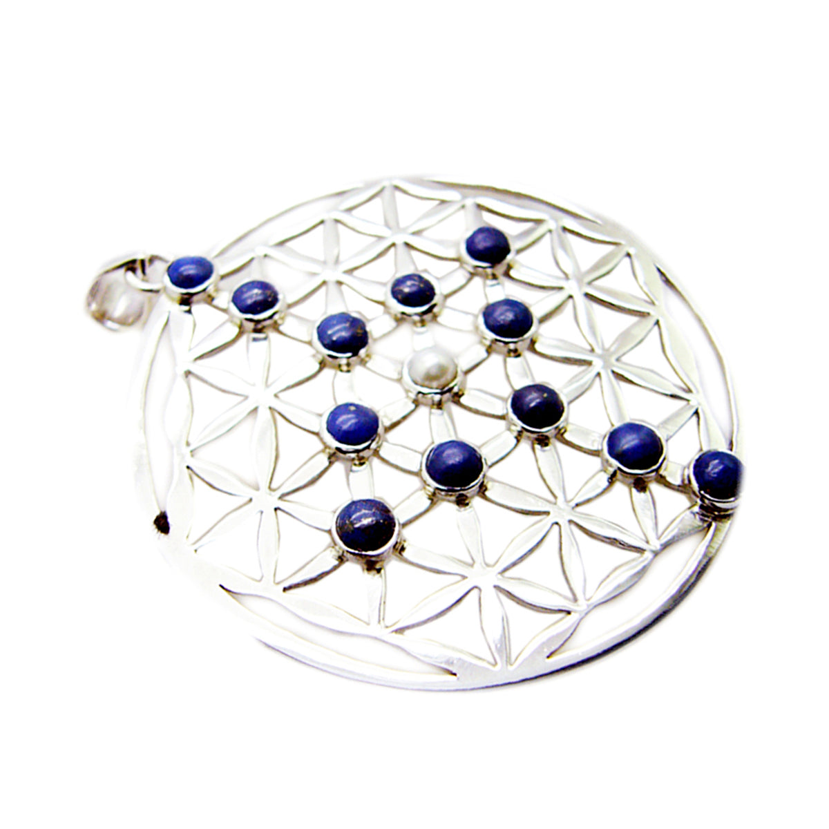 riyo великолепный круглый кабошон с драгоценными камнями, разноцветный кулон из стерлингового серебра с несколькими камнями, подарок для ручной работы