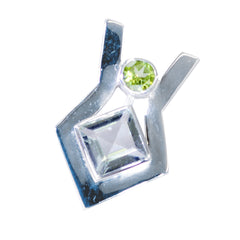 Riyo Handsome Gems Multi Facet Multi Color Multi Stone Solid Silver Hanger Cadeau voor Goede Vrijdag