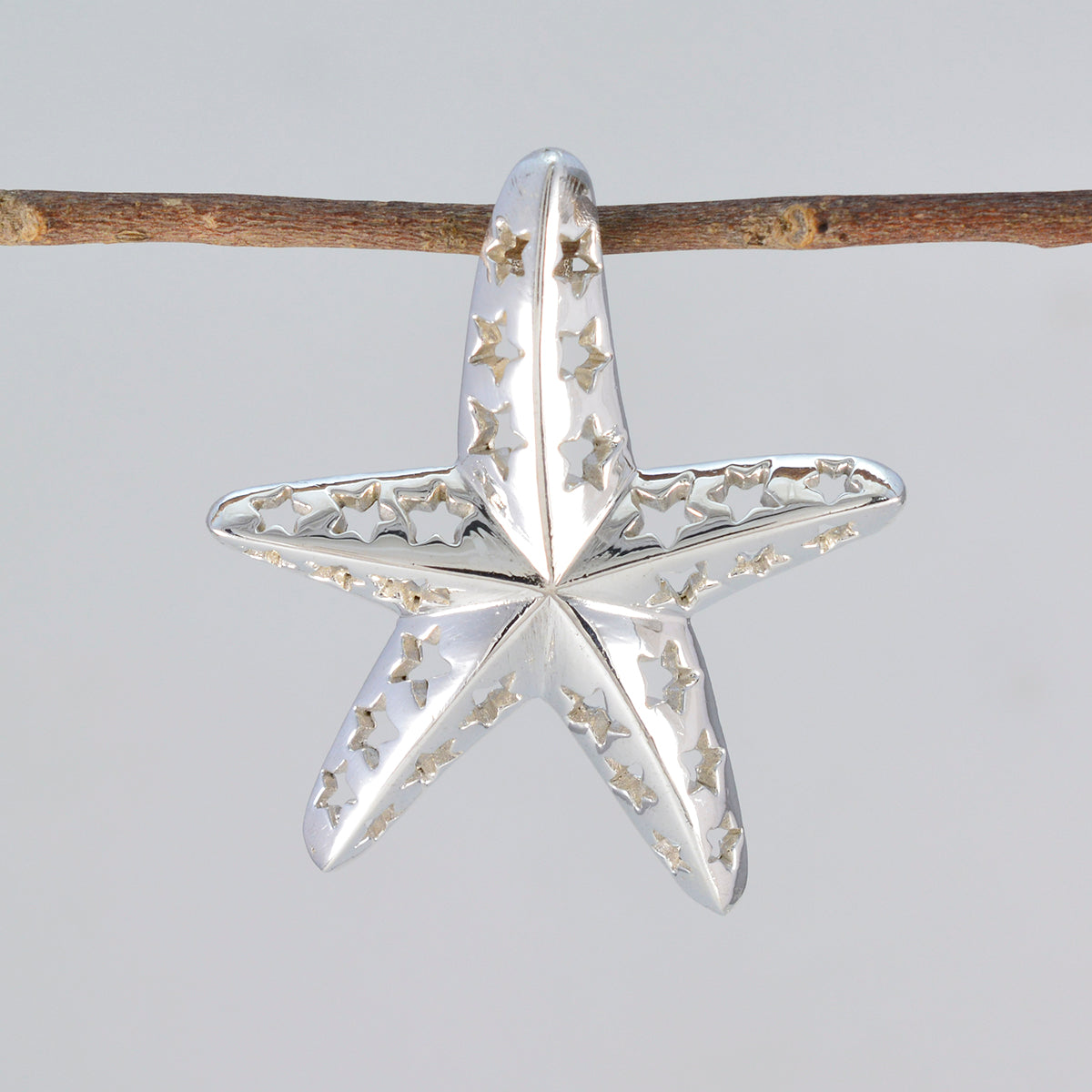 riyo eleganta ädelsten flerfasettslipade vanligt vanligt sterling silver hänge present till vän