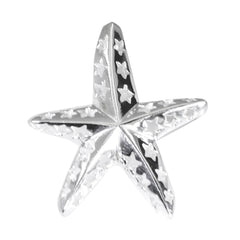 Riyo Elegant Gemstone Multi Faceted Plain Plain Sterling Silver Pendant Gift For Friend