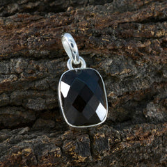 riyo вкусный драгоценный камень восьмиугольник в клетку коричневый дымчатый кварц кулон из стерлингового серебра 1203 пробы подарок на день учителя