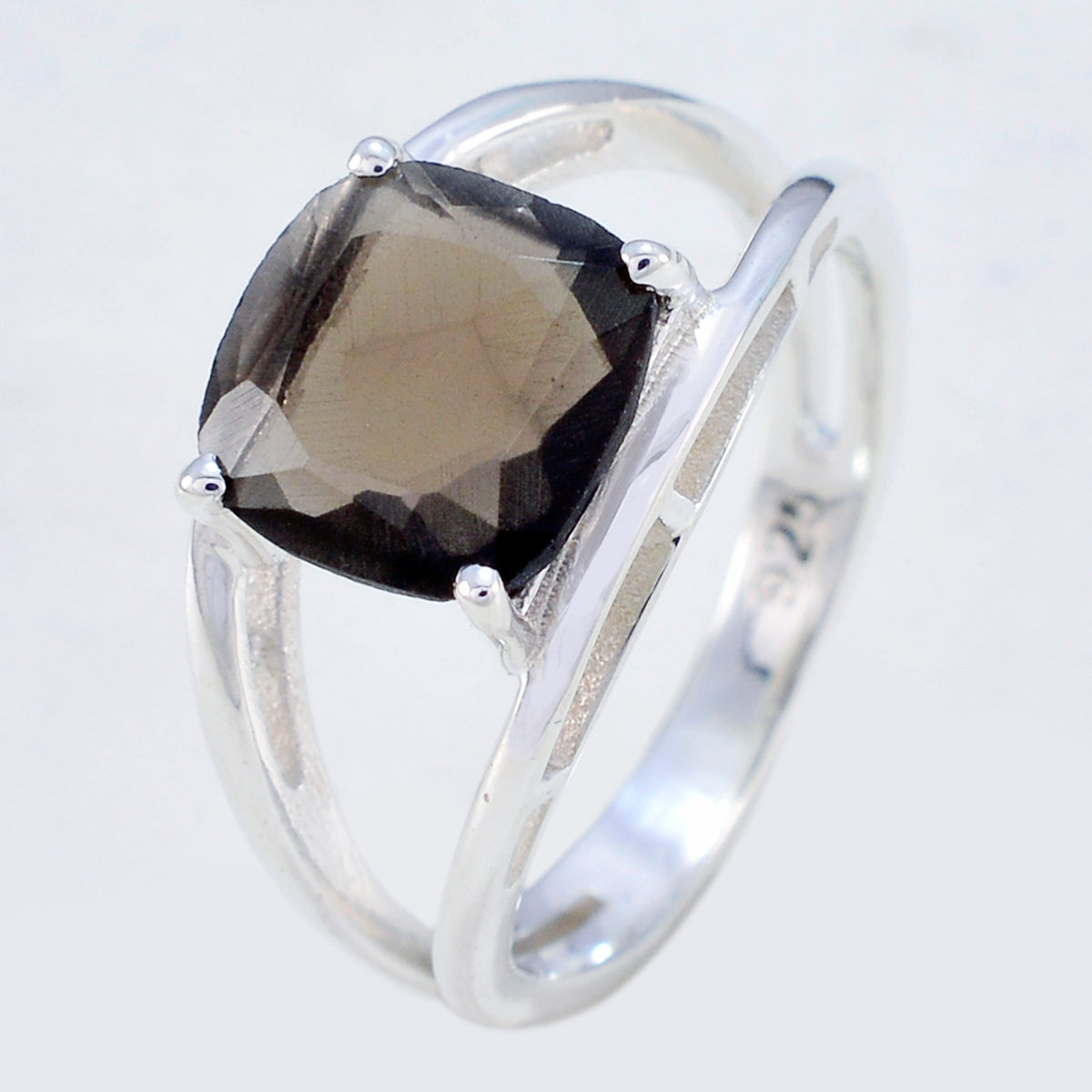 Inviting Gem Smoky Quartz 925 Silver Ring Jewelry Stores In The Mall