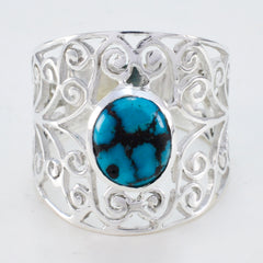 Riyo mooie edelsteen turquoise sterling zilveren ring opaal sieraden