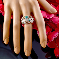 riyo utmärkta ädelstenar turkos 925 ring premier smycken katalog