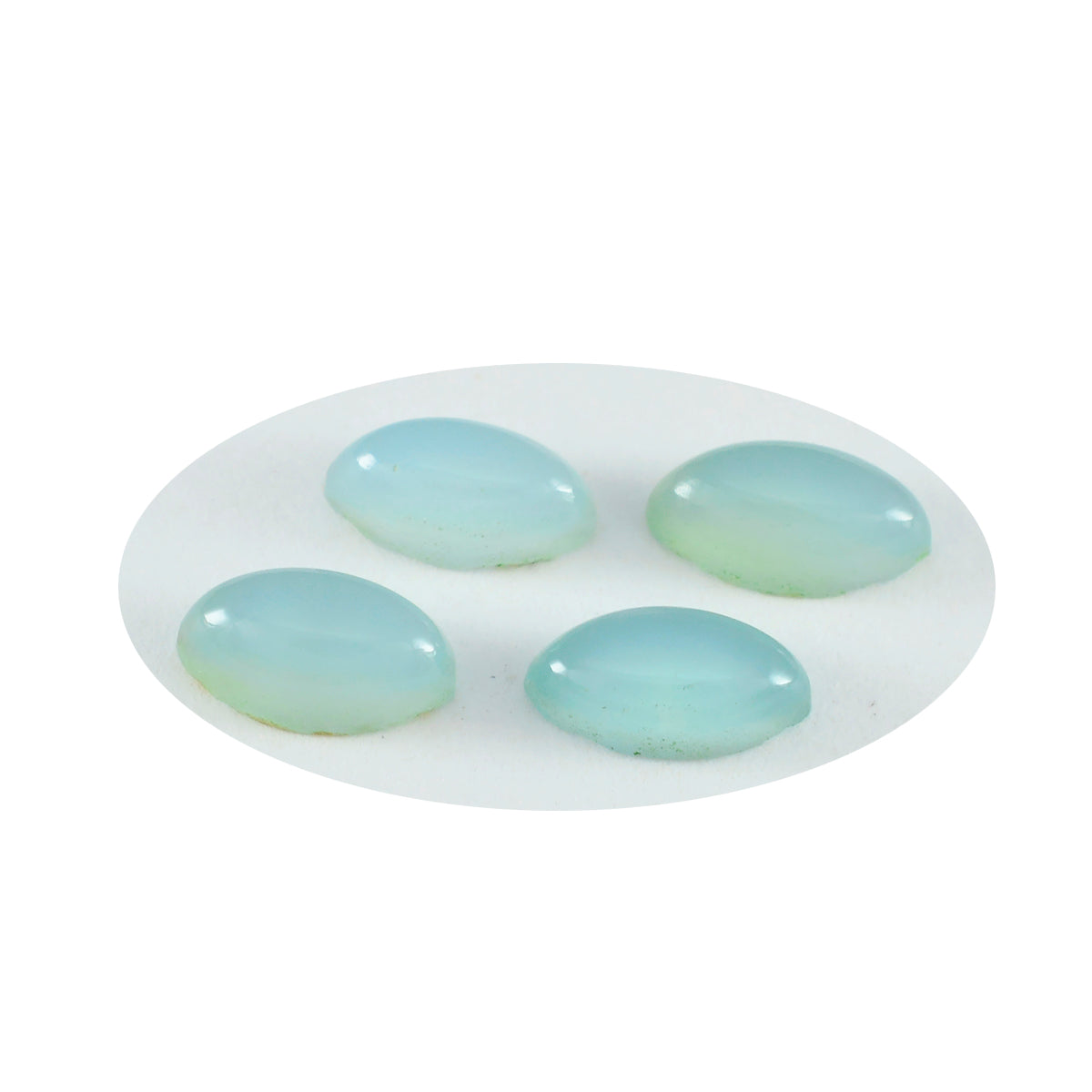 riyogems 1pc aqua chalcedony cabochon 6x12 mm marquise shape a quality gemstone