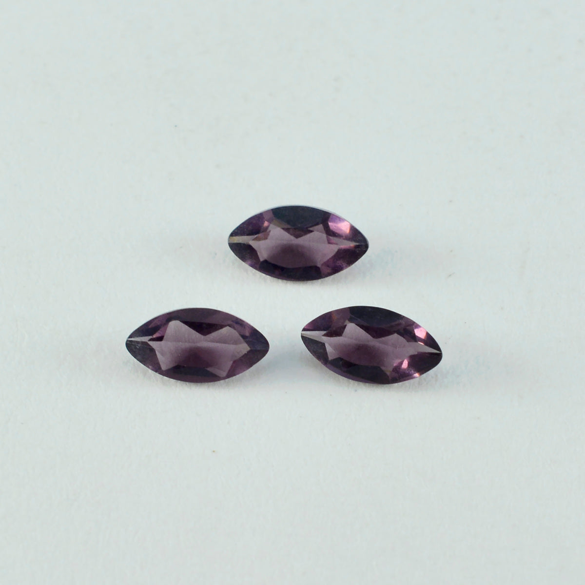 Riyogems, 1 pieza, amatista púrpura CZ facetada, 9x18mm, forma de marquesa, gema suelta de buena calidad