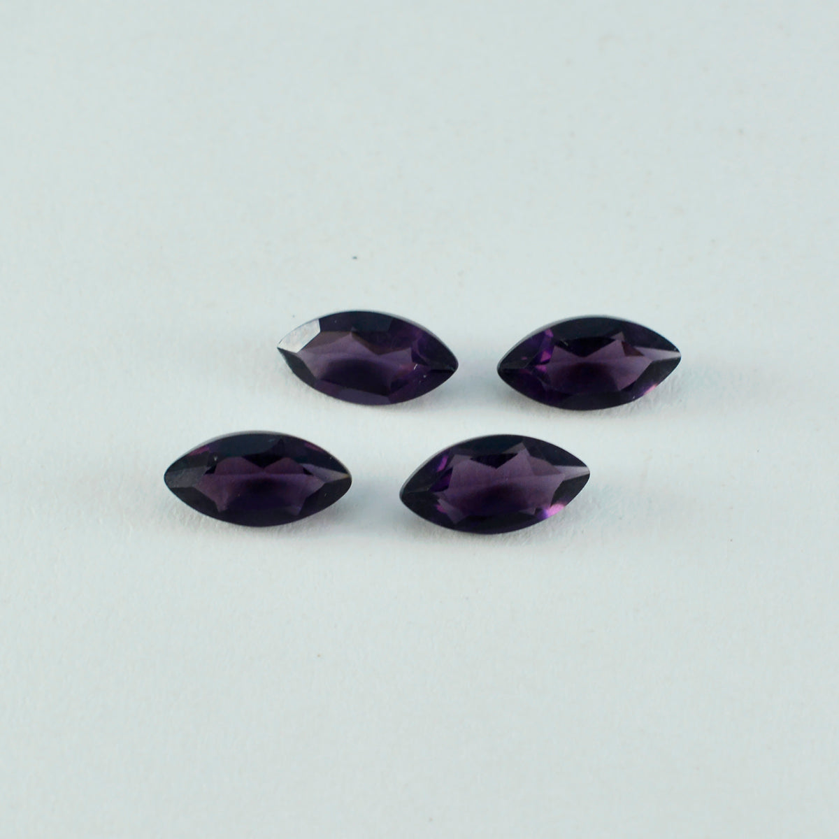Riyogems 1PC Purple Amethyst CZ Faceted 9x18 mm Marquise Shape pretty Quality Loose Gem