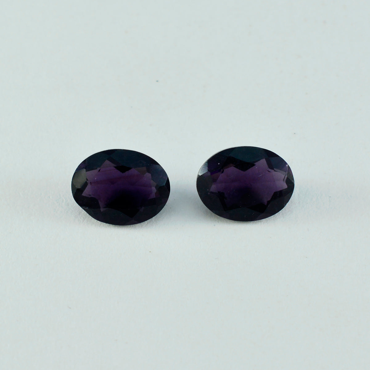 riyogems 1шт фиолетовый аметист граненый cz 10x12 мм овальная форма превосходное качество россыпь драгоценных камней