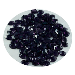 Riyogems 1PC Purple Amethyst CZ Faceted 5x7 mm Pear Shape A Quality Stone