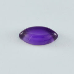Riyogems 1PC Purple Amethyst Cabochon 11x12 mm Marquise Shape A+1 Quality Gem