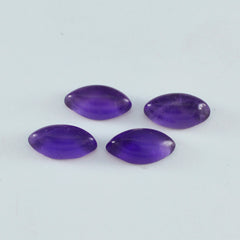 riyogems 1pc cabochon di ametista viola 6x12 mm forma marquise pietra preziosa di qualità carina