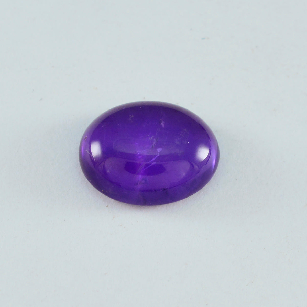Riyogems 1PC Purple Amethyst Cabochon 10x12 mm Oval Shape nice-looking Quality Gems