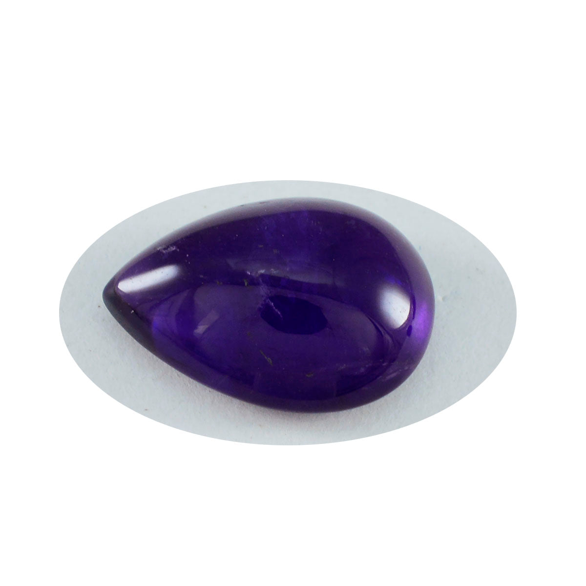 Riyogems 1pc cabochon d'améthyste violet 12x16mm forme de poire pierre de merveilleuse qualité