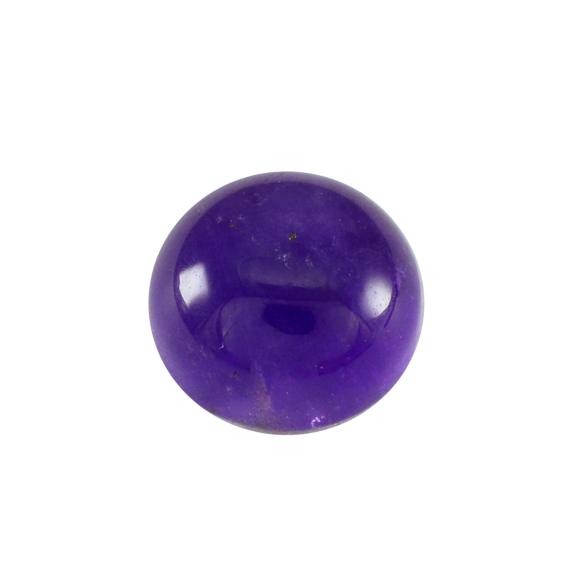 riyogems 1pc cabochon améthyste violet 10x10 mm forme ronde pierre de qualité aa