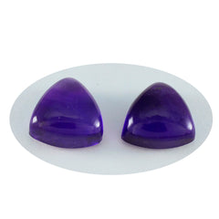 riyogems 1 шт. фиолетовый аметист кабошон 12x12 мм форма триллиона красота качественный драгоценный камень