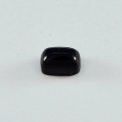 riyogems 1 st svart onyx cabochon 7x9 mm oktagonform utmärkt kvalitet lös sten