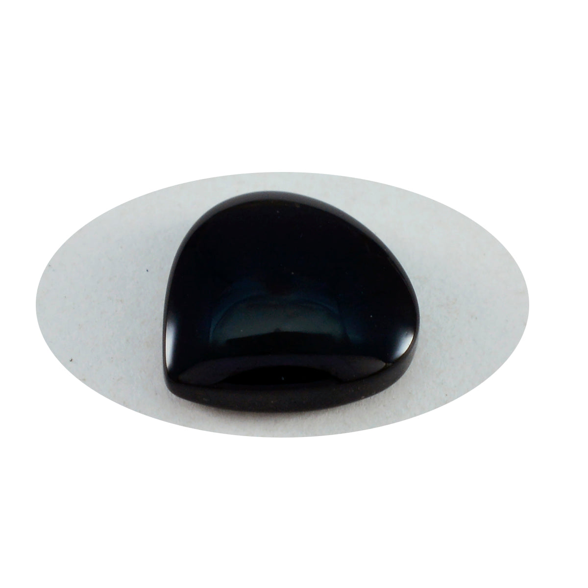 Riyogems 1 cabujón de ónix negro, 0.118 x 0.236 in, forma marquesa, calidad AAA, piedra preciosa suelta
