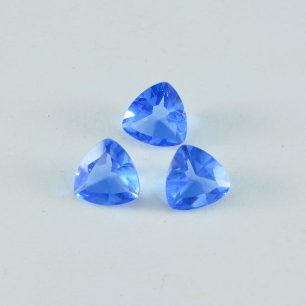 Riyogems 1PC blauwe saffier CZ gefacetteerd 14x14 mm biljoen vorm schattige kwaliteit losse edelstenen